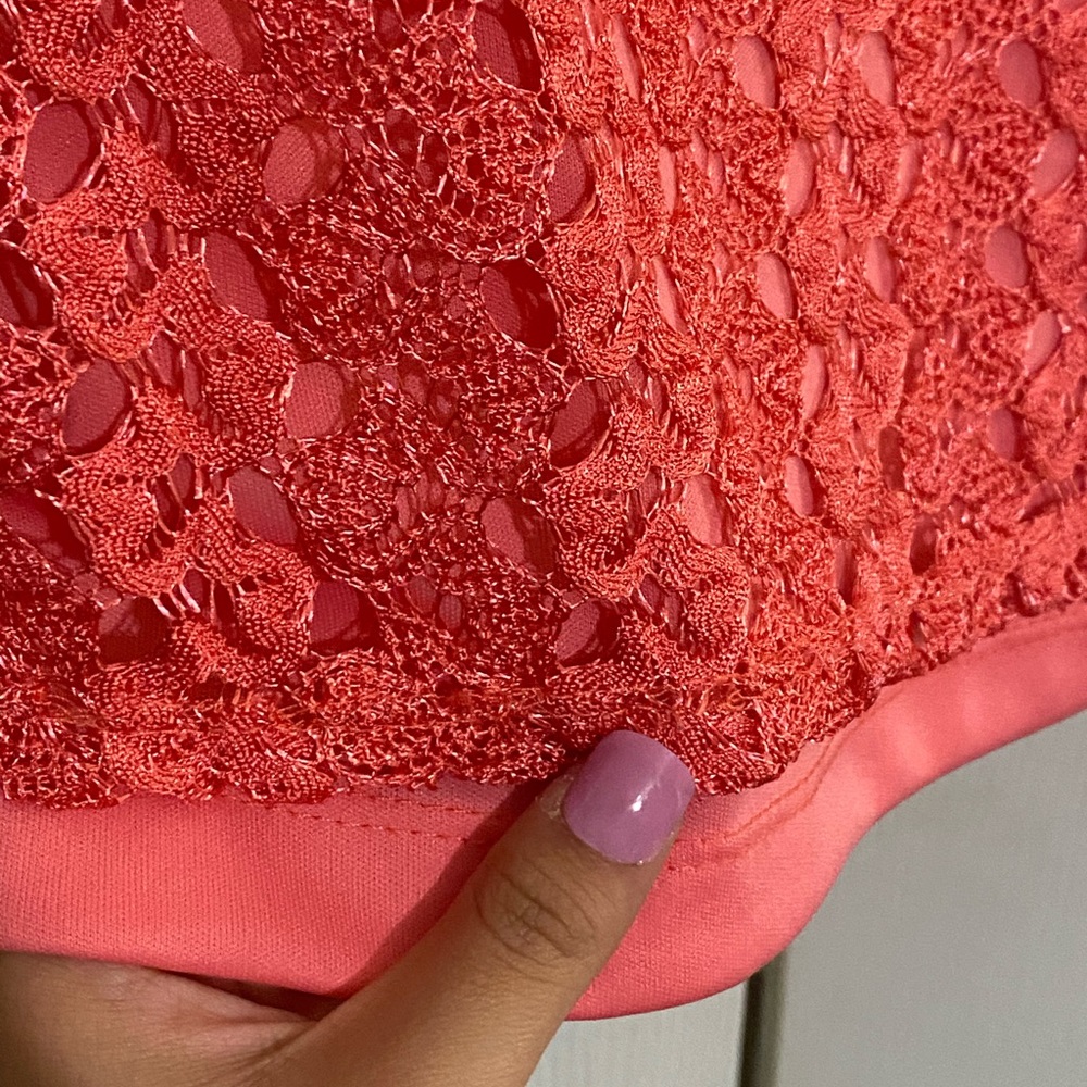 !SOLD! Peach colored dress! Adrienne! XS!